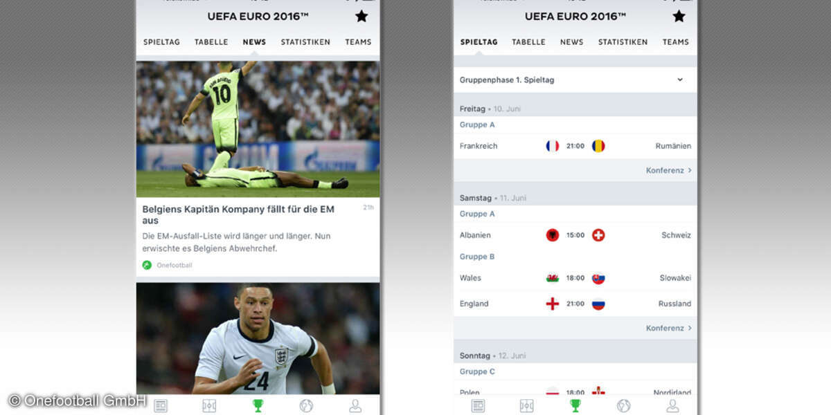 Onefootball adidas & EURO 2016