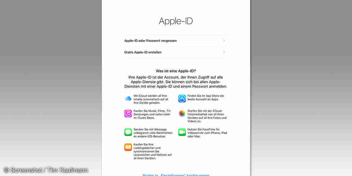 Gummi so viel Kassette apple id erstellen ohne iphone Wohnung Speziell ...