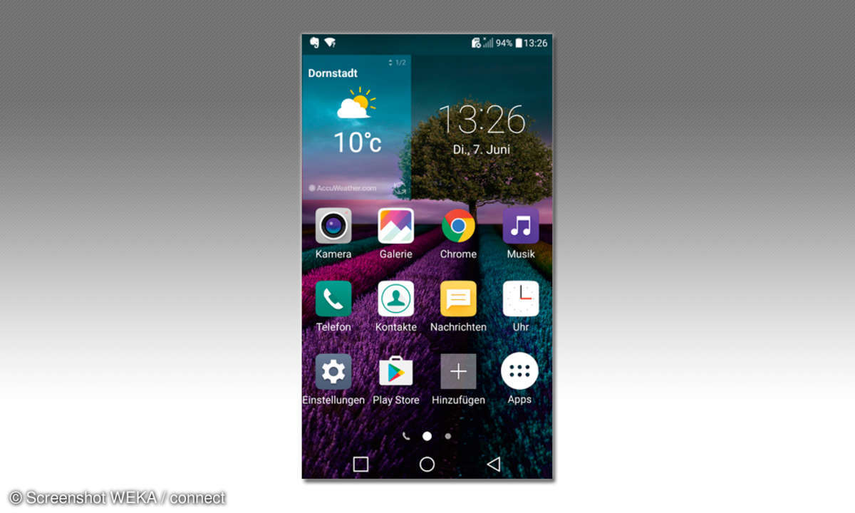 LG Electronics Benutzeroberfläche