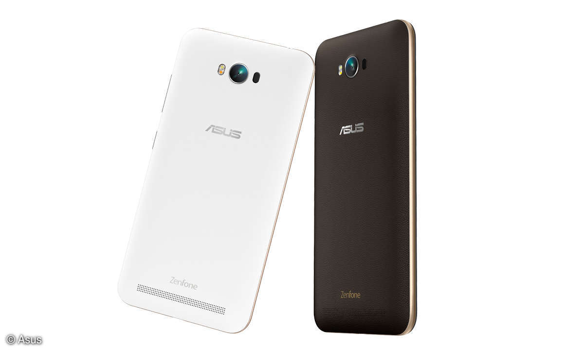 Asus Zenfone Max in schwarz und weiß