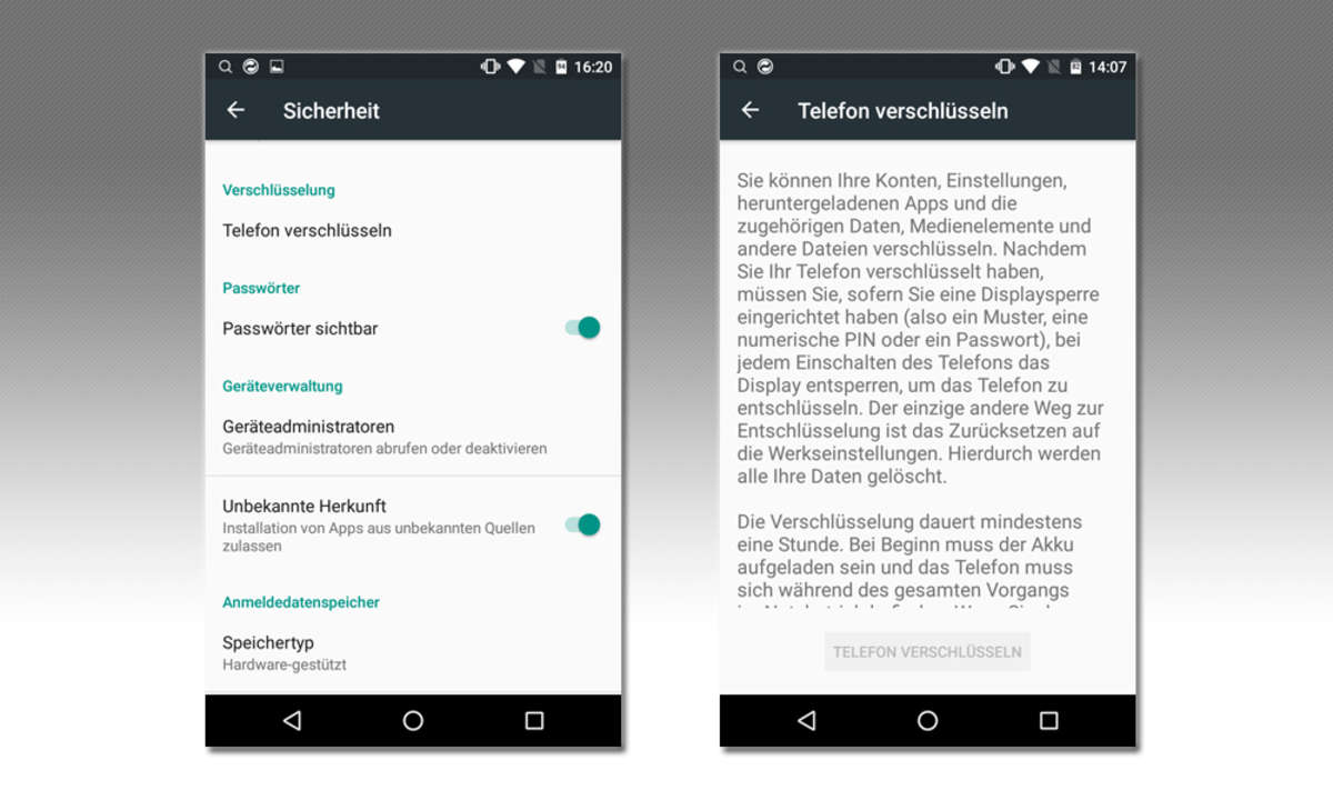 2. Smartphone verschlüsseln
