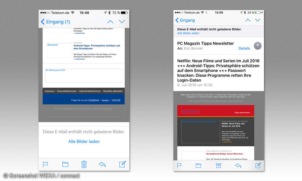 iOS 10 Mail App