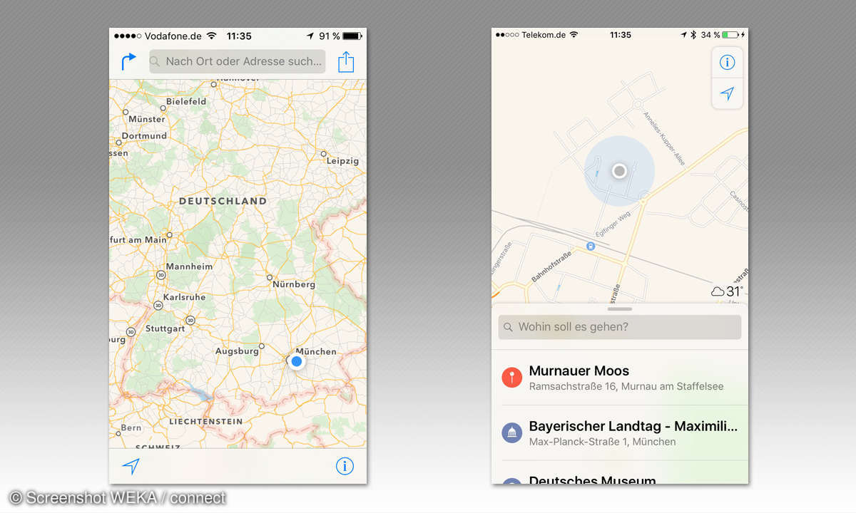 iOS 10 Karten App