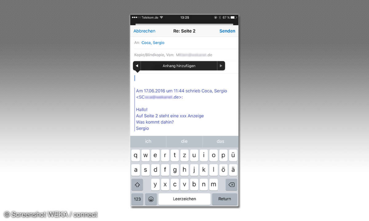 iCloud per Mail
