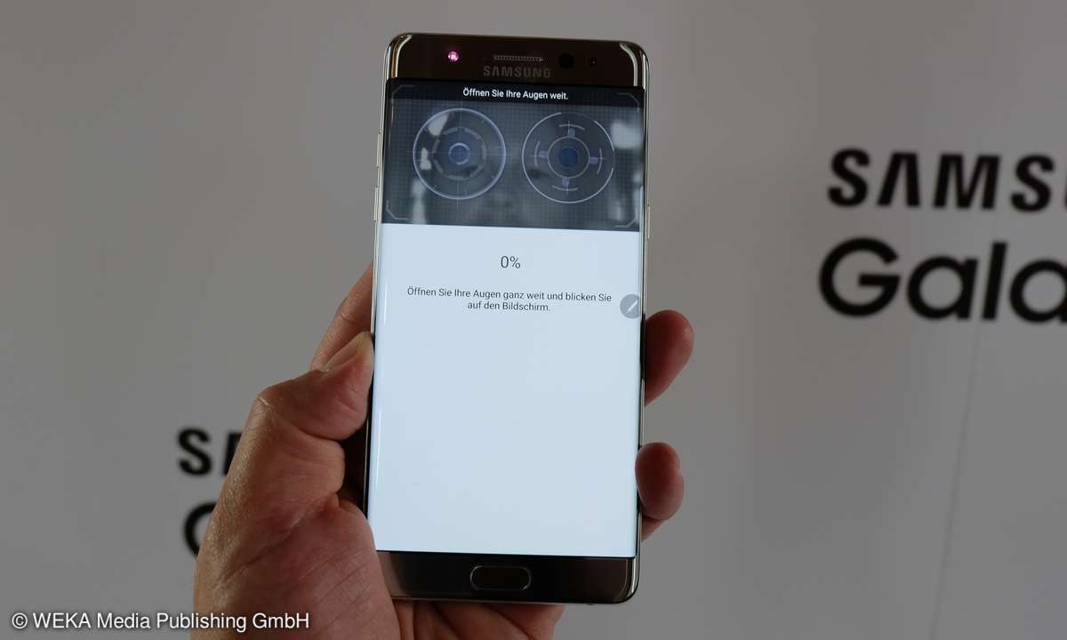 Samsung Galaxy Note 7 Irissscann