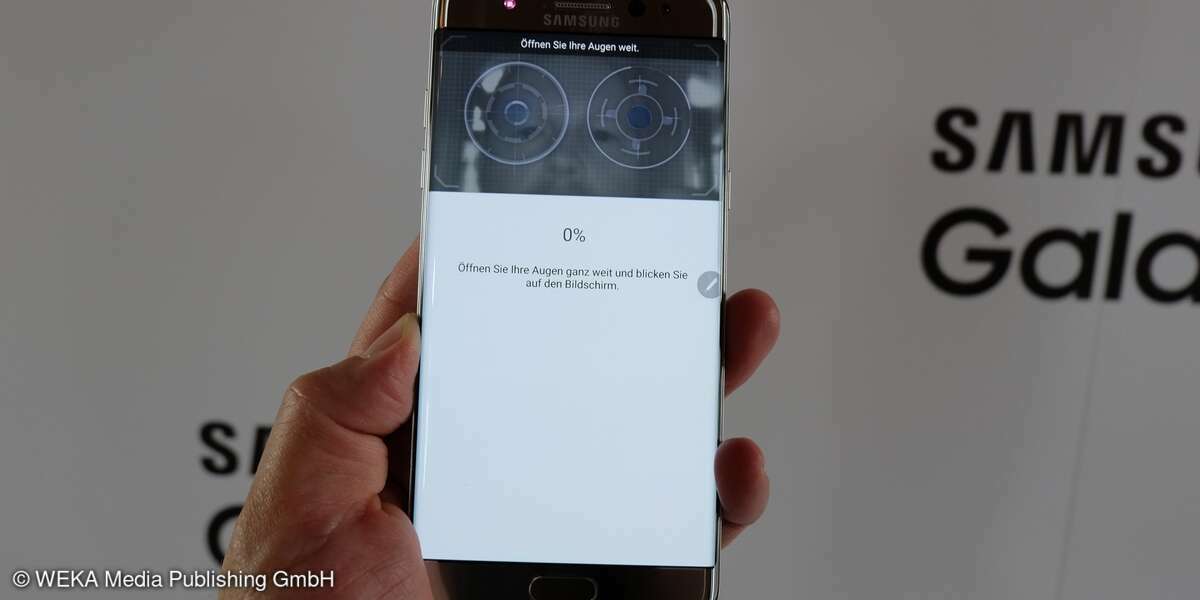 Samsung Galaxy Note 7 Irissscann