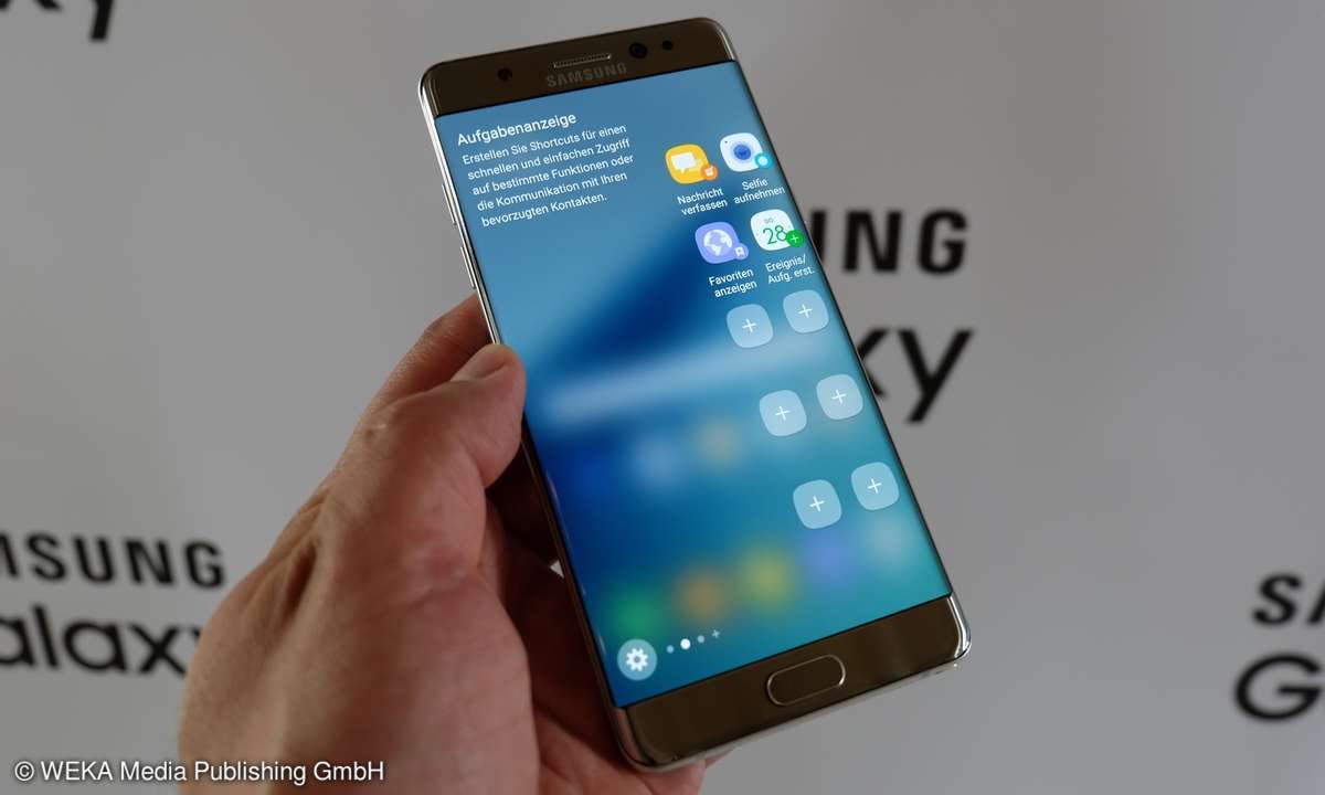 Samsung Galaxy Note 7 Bildschirm