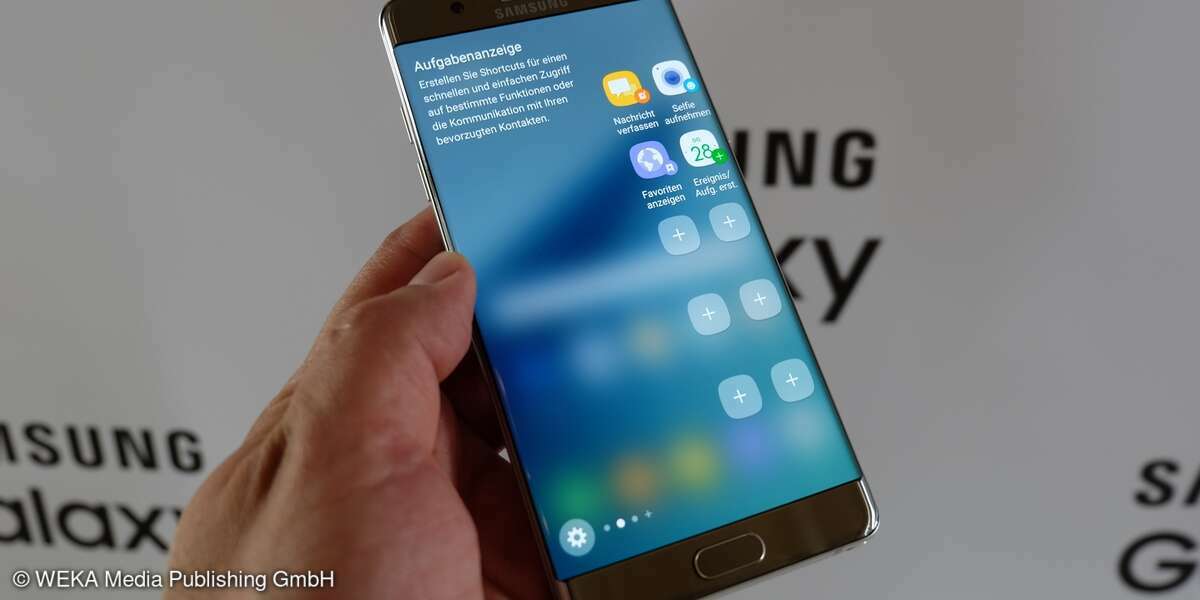 Samsung Galaxy Note 7 Bildschirm