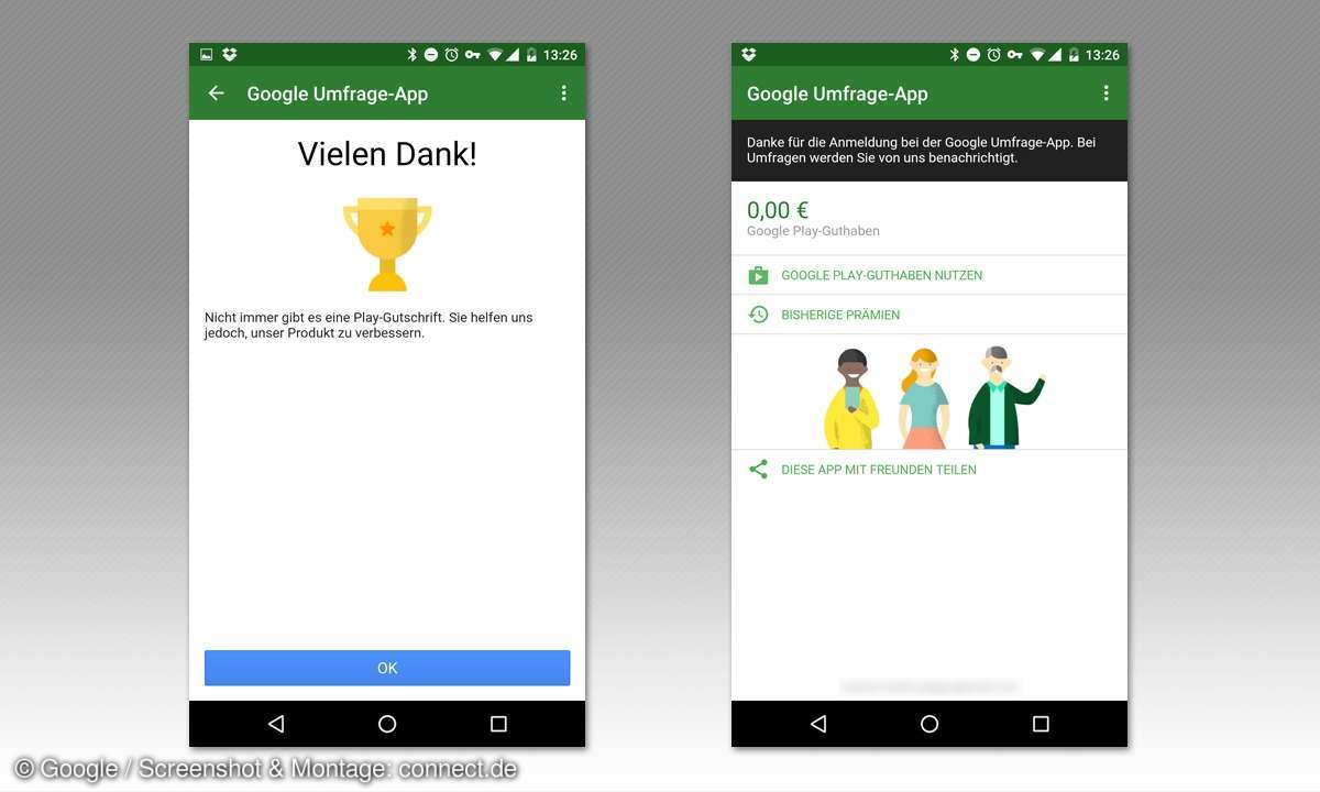 Google Umfrage-App Tipps