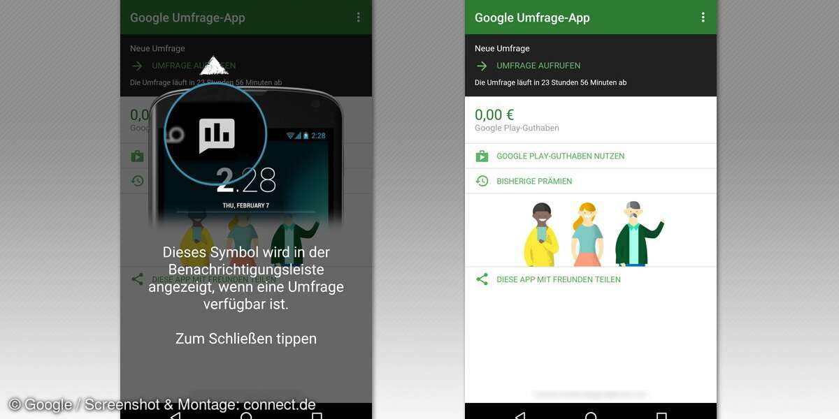 Google Umfrage-App Tipps