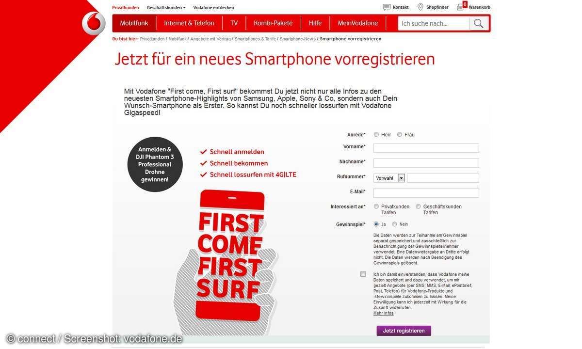 iPhone 7 vorbestellen Vodafone