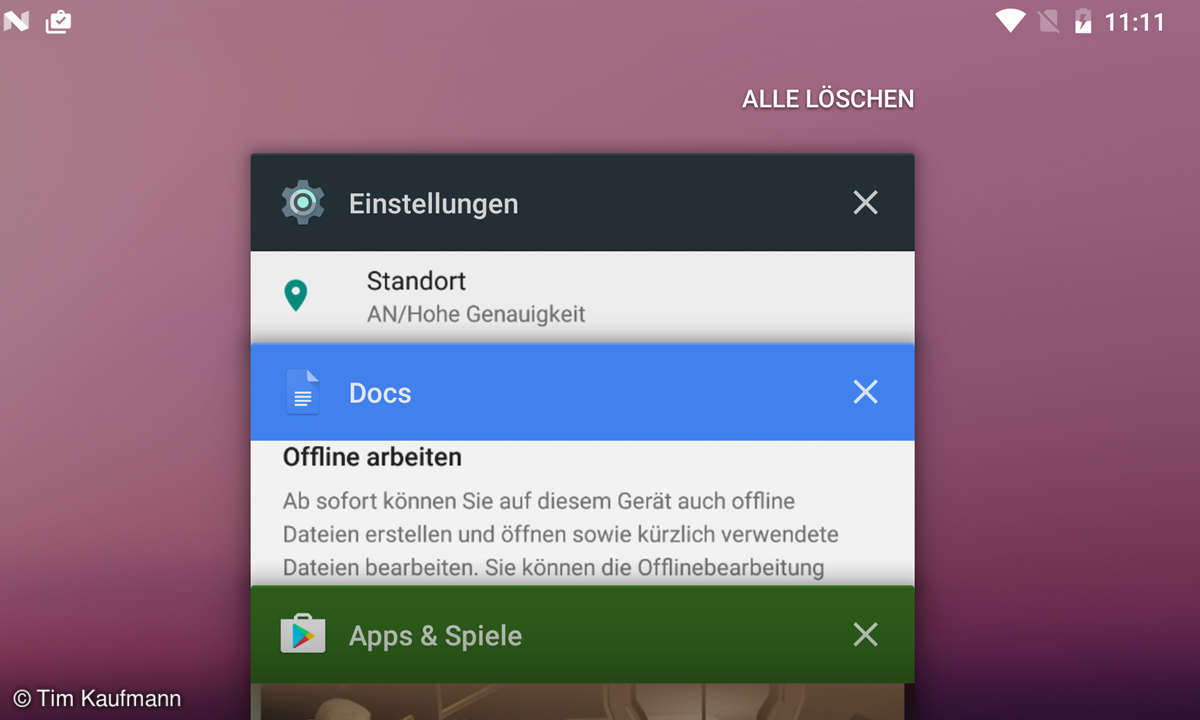 Screenshot: Taskmanager