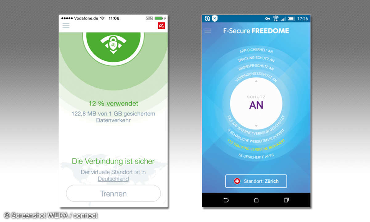 Avira Phantom und Cyberghost