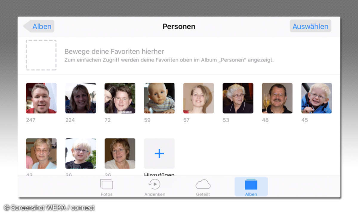 iOS 10 Gesichtserkennung