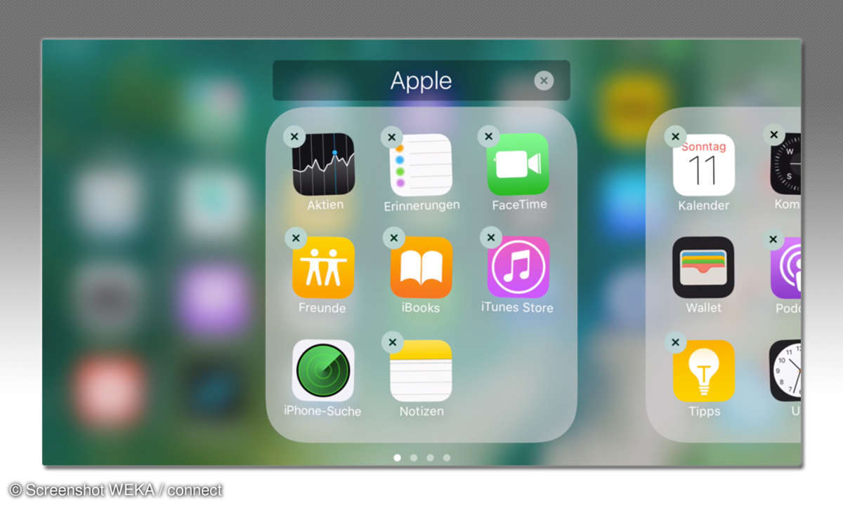iOS 10 Apps löschen