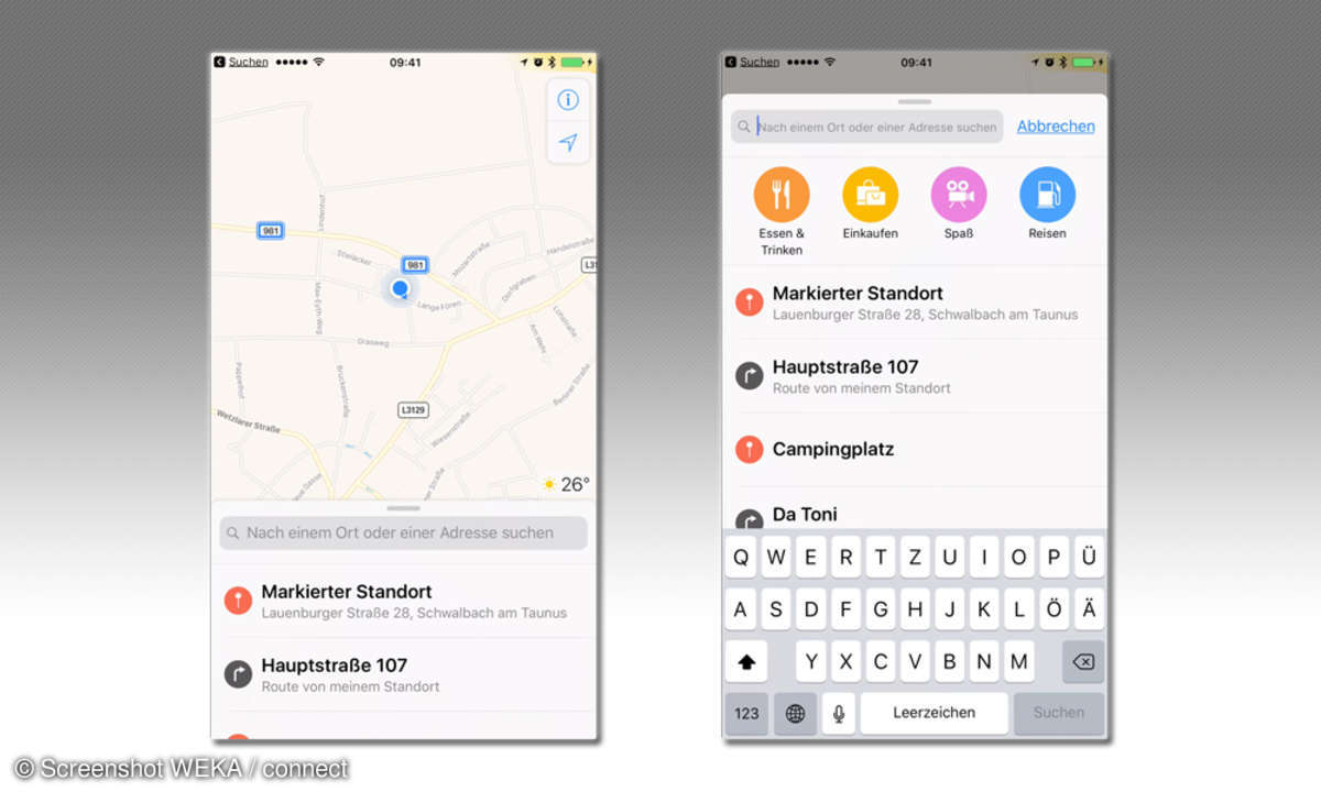 iOS 10 Karten-App