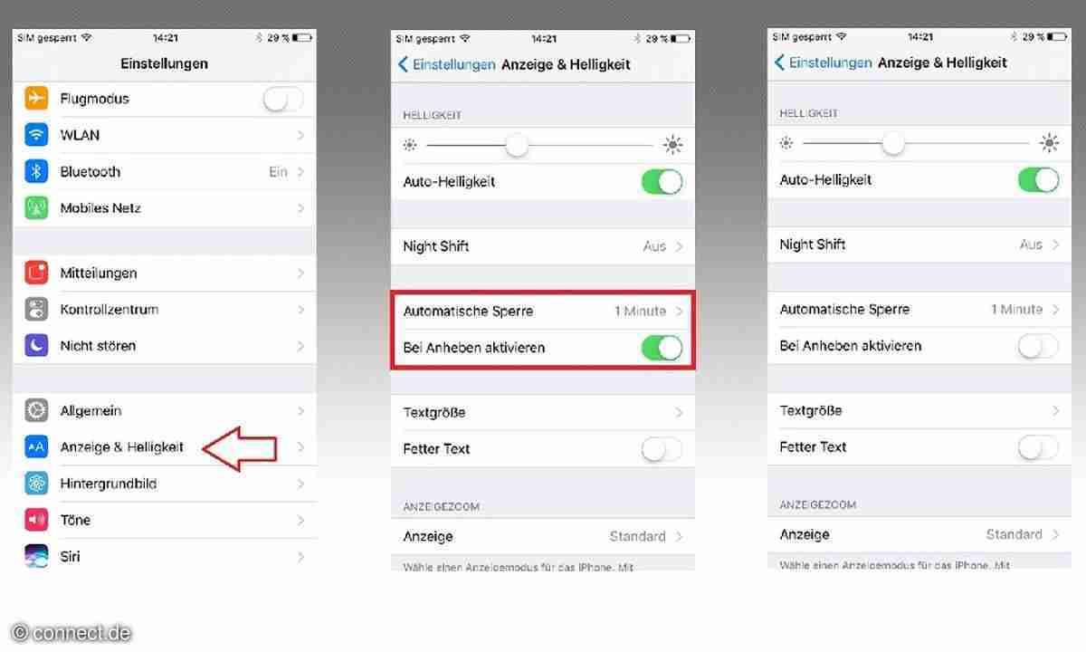 Ios 10 Iphone Bei Anheben Aktivieren Funktion Abschalten Connect Ios 10 Iphone Bei Anheben Aktivieren Funktion Abschalten Connect