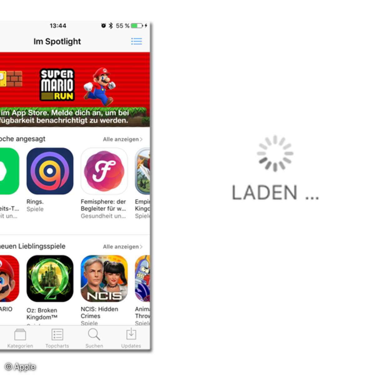 element untersuchen safari ipad iTunes Apps Refresh Trick neu laden aktualisieren iOS 10