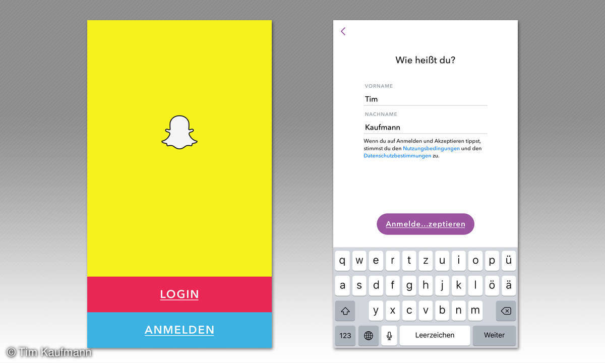 Screenshot: Snapchat