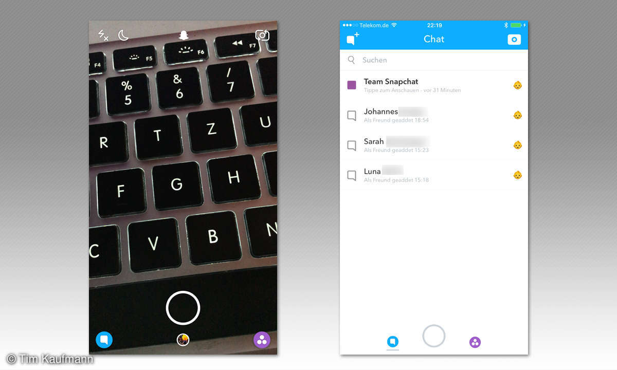 Screenshot: Snapchat