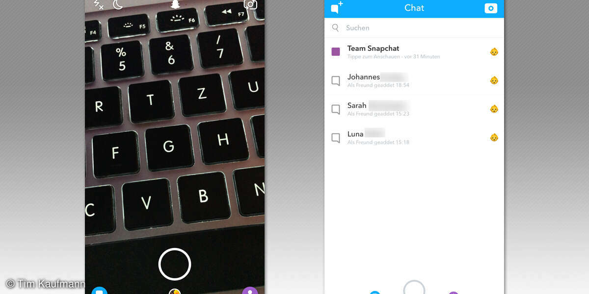 Screenshot: Snapchat