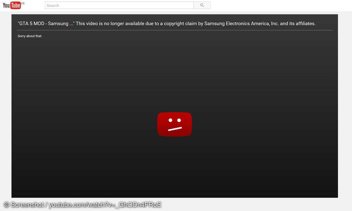 Samsung lässt GTA 5 Mods löschen