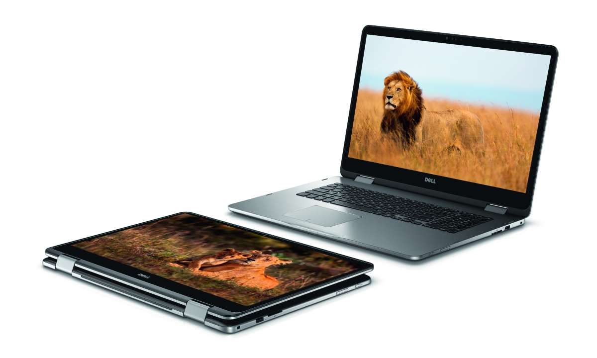 Dell Inspiron 17 Zoll 7000 als Laptop und Tablet