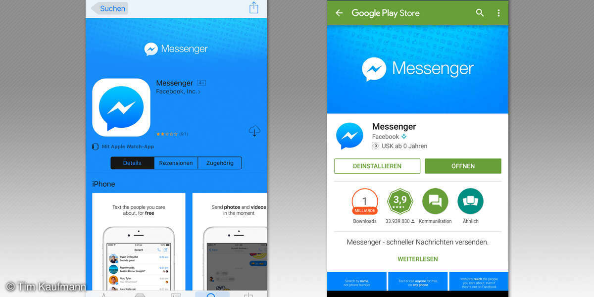 Facebook Messenger Screenshot