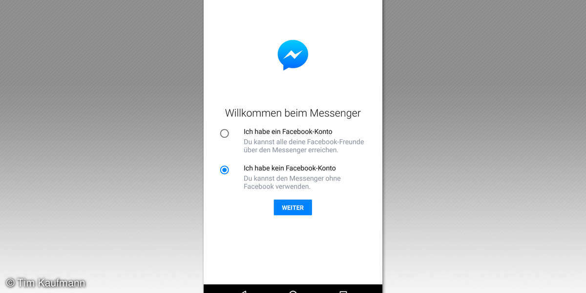 Facebook Messenger Screenshot