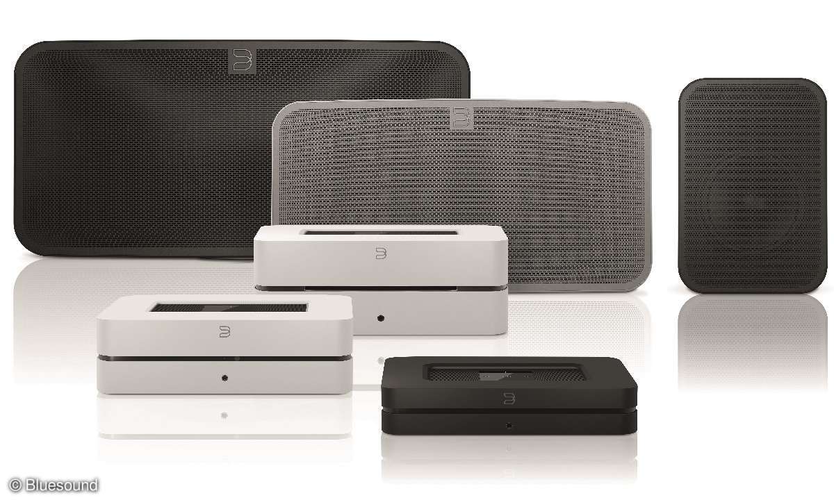 Bluesound Lautsprecher und Verstärker