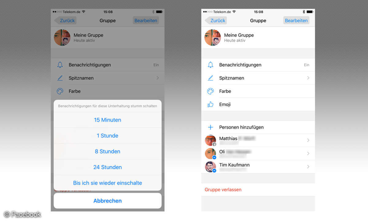 Facebook Messenger Gruppe