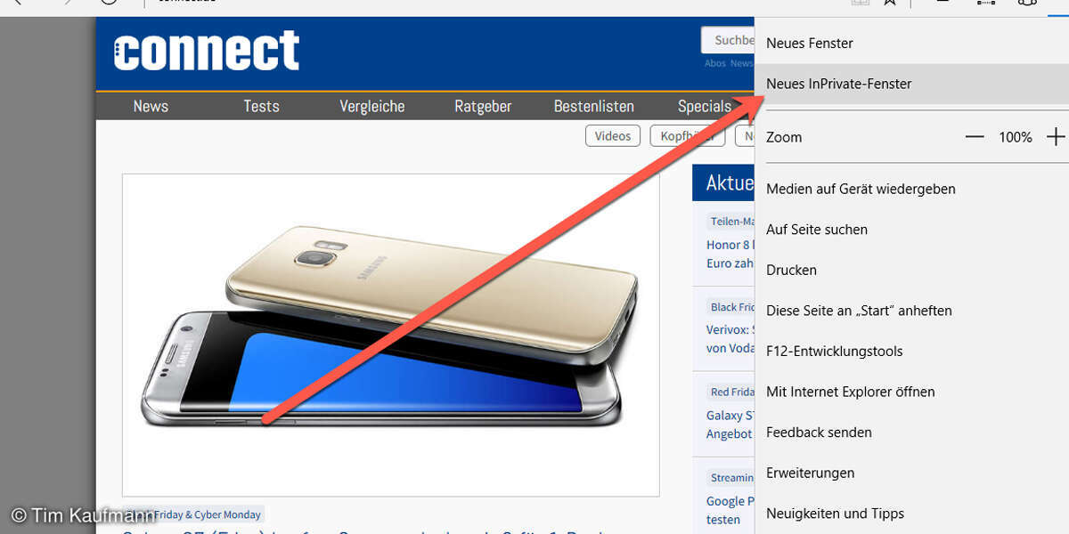 Screenshot: connect.de