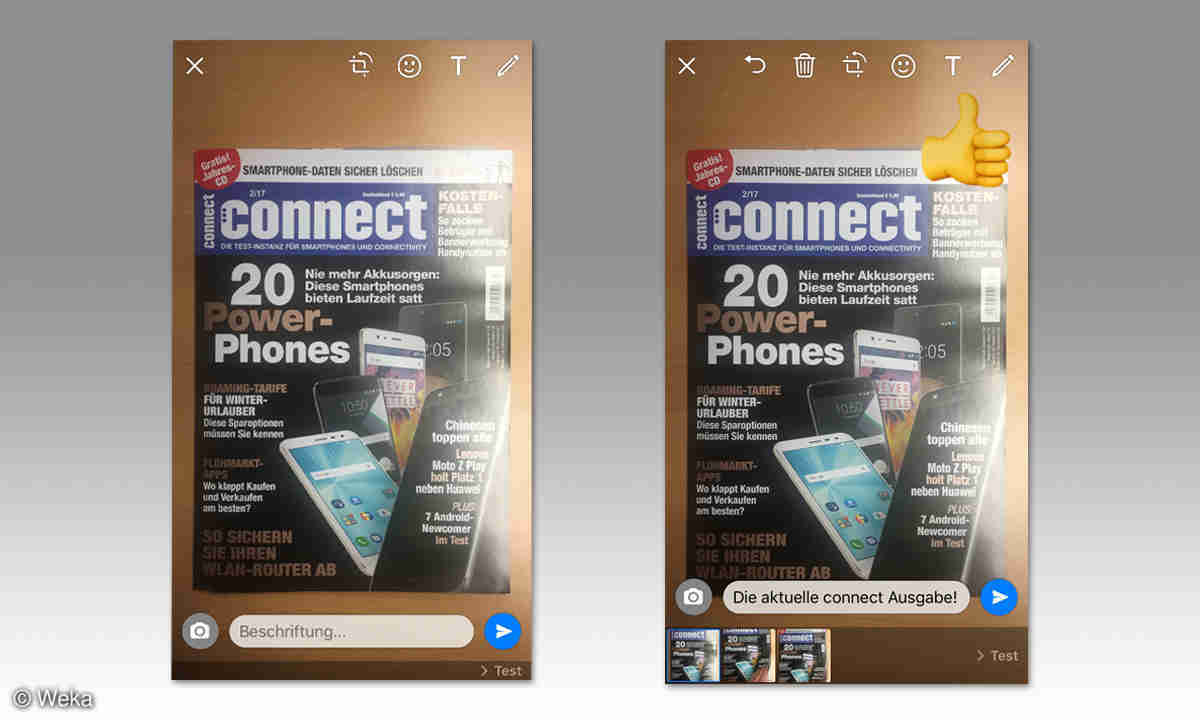 Mehrere fotos profilbild whatsapp