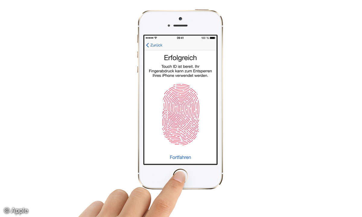 iPhone 5S Fingerabdrucksensor