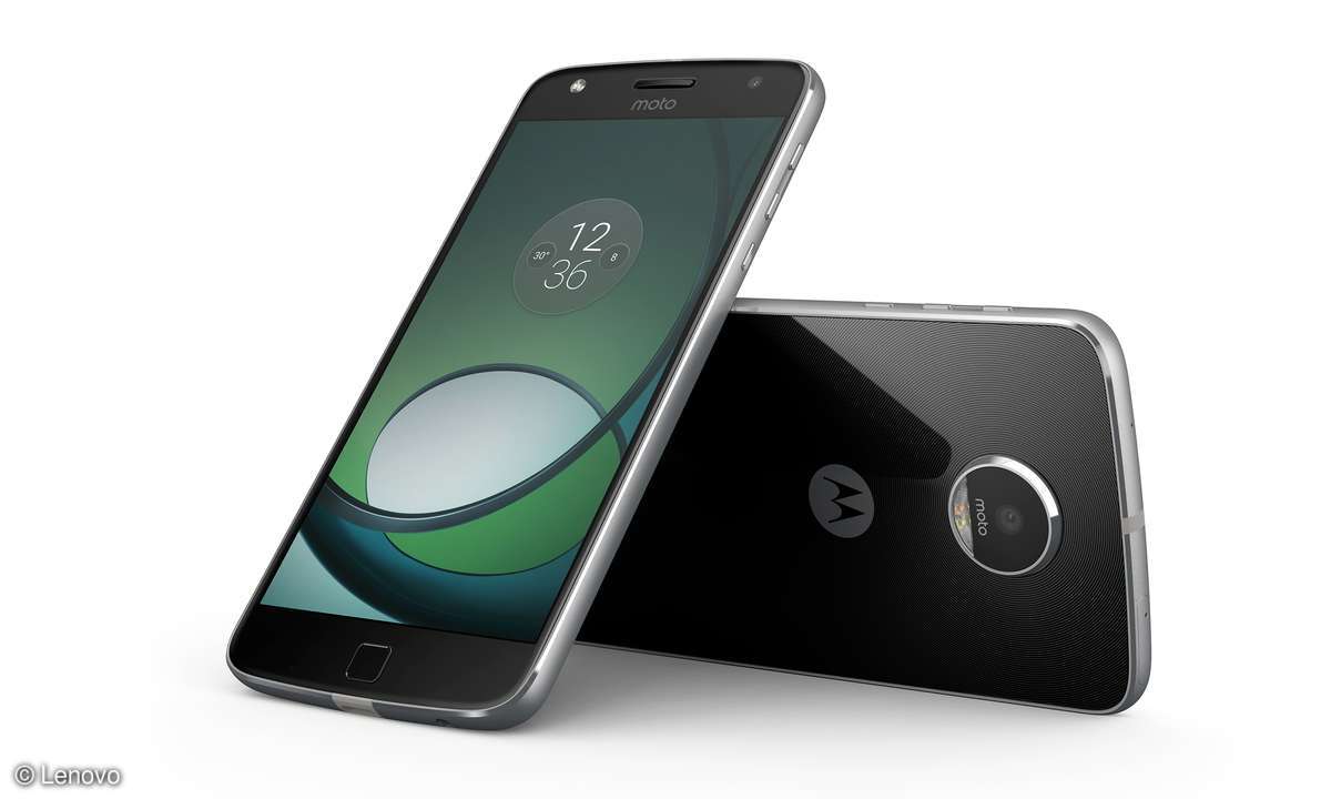 Lenovo Moto Z Play in Silber