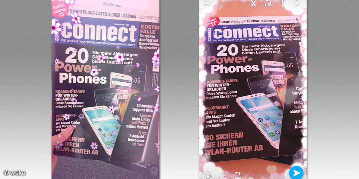 snapchat weltlinsen