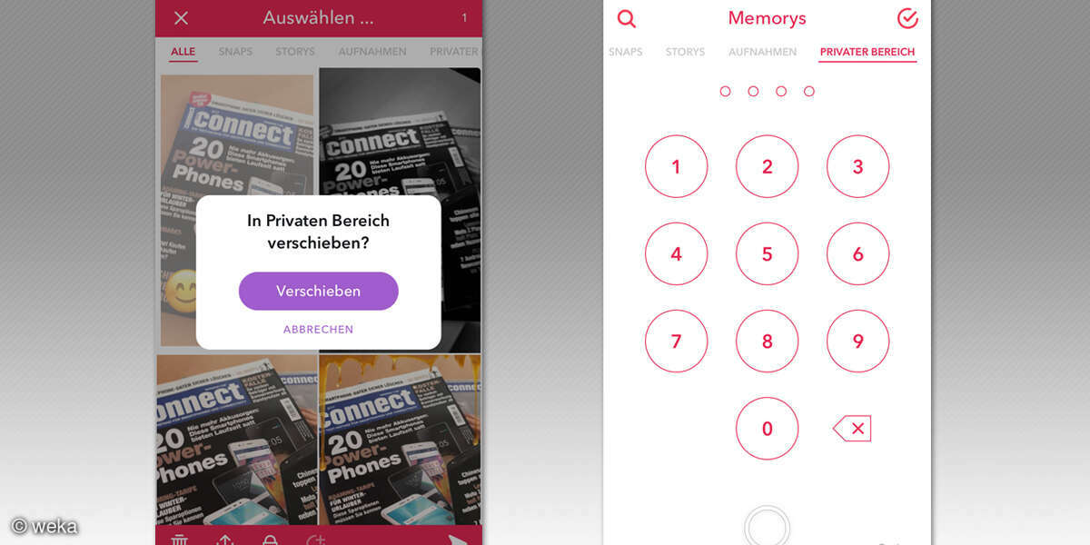 snapchat Privat Bereich