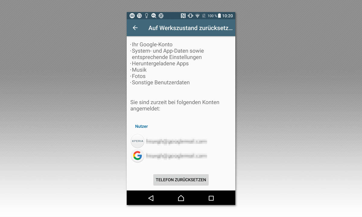 Google-Konto löschen