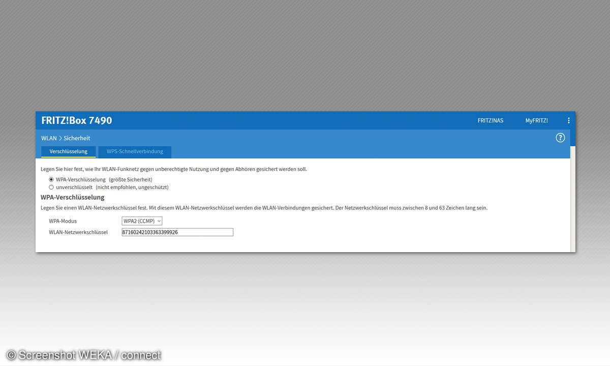Fritzbox WLAN Passwort
