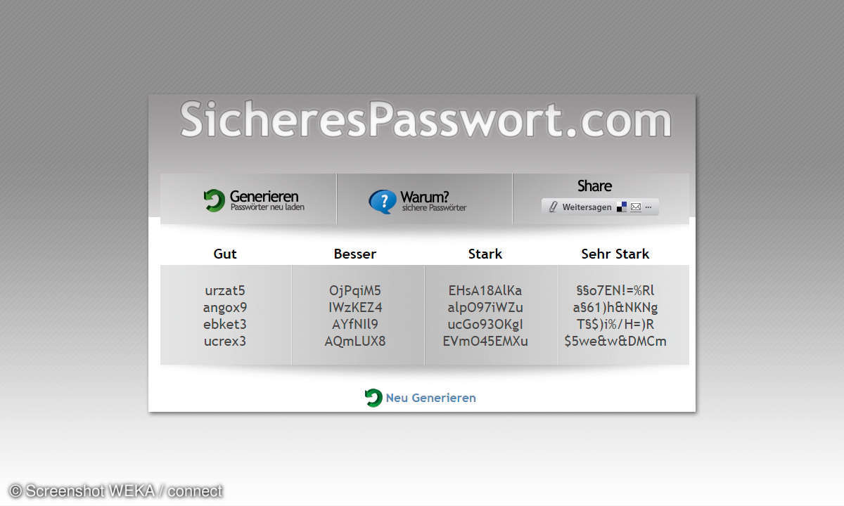 Sicheres Passwort
