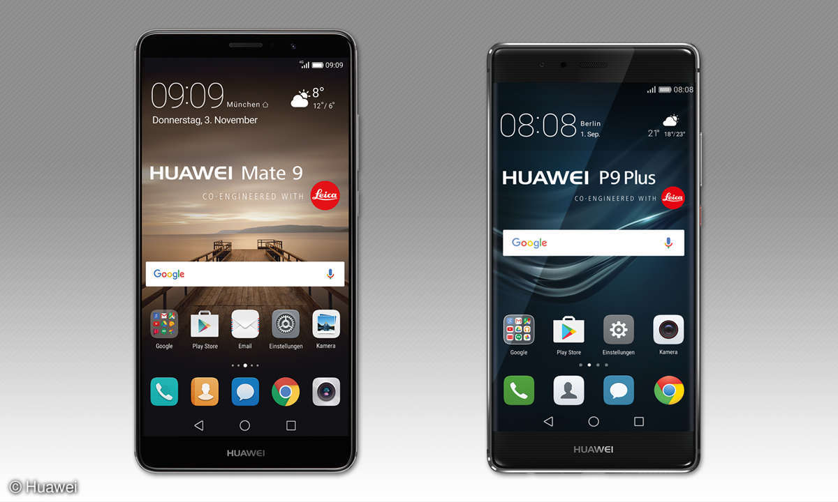 Huawei Mate 9 vs. Huawei P9 Plus