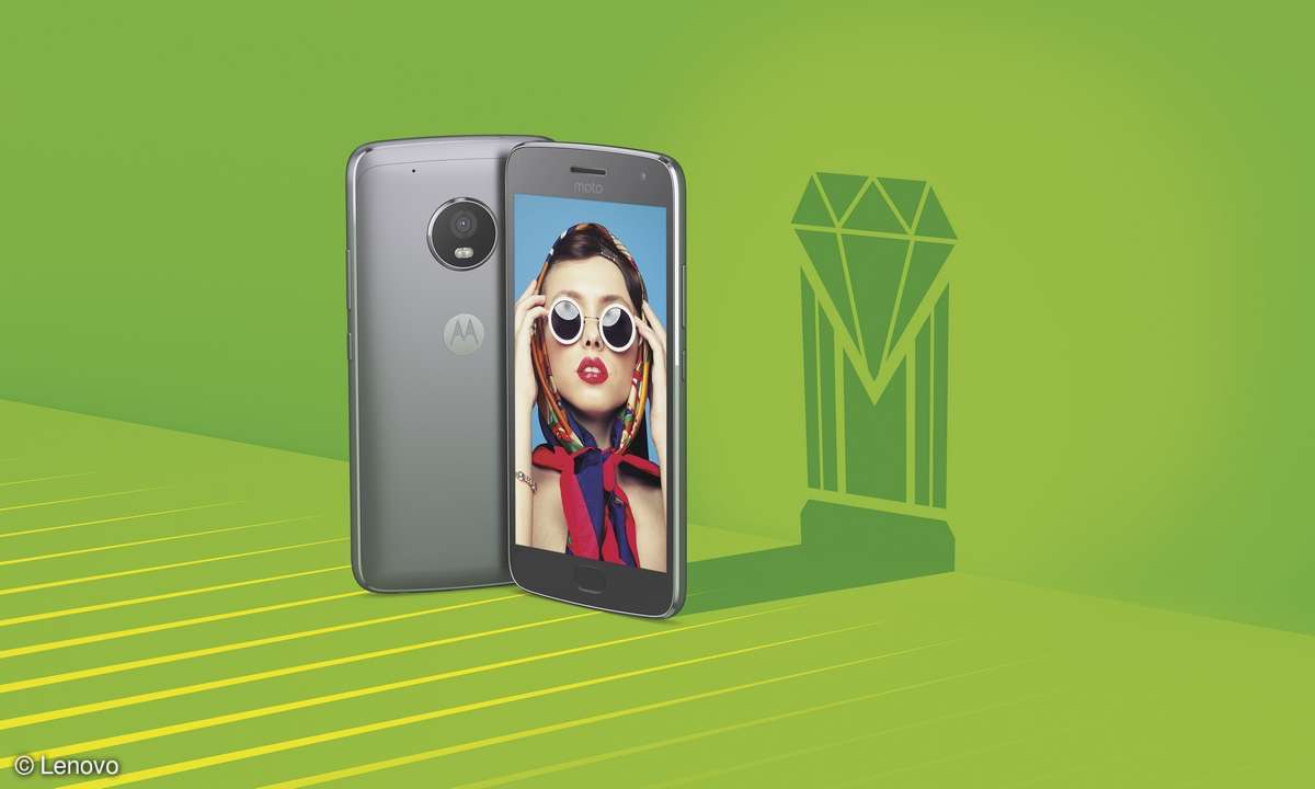 Promobild Lenovo Moto Smartphone