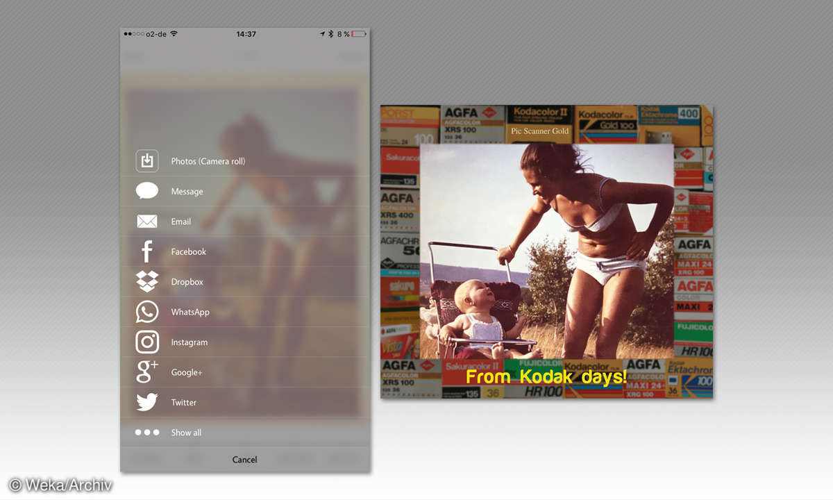 Pic Scanner Screen und Bild