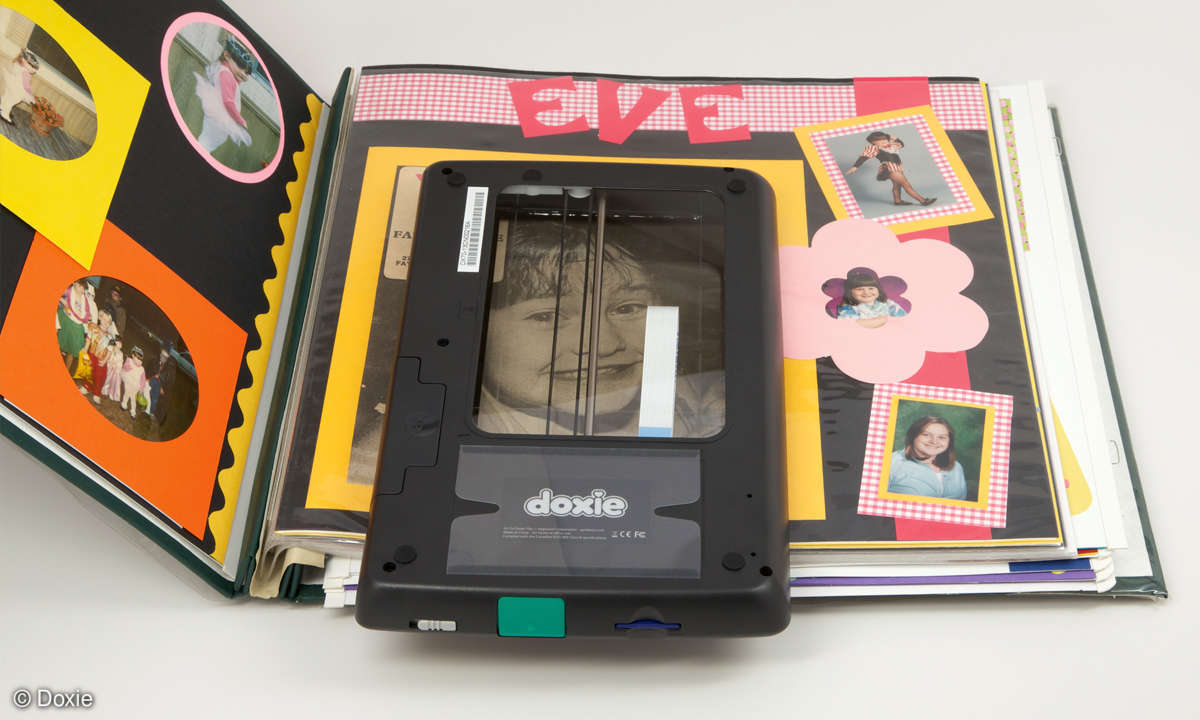 Doxie Flip mit Fotobuch