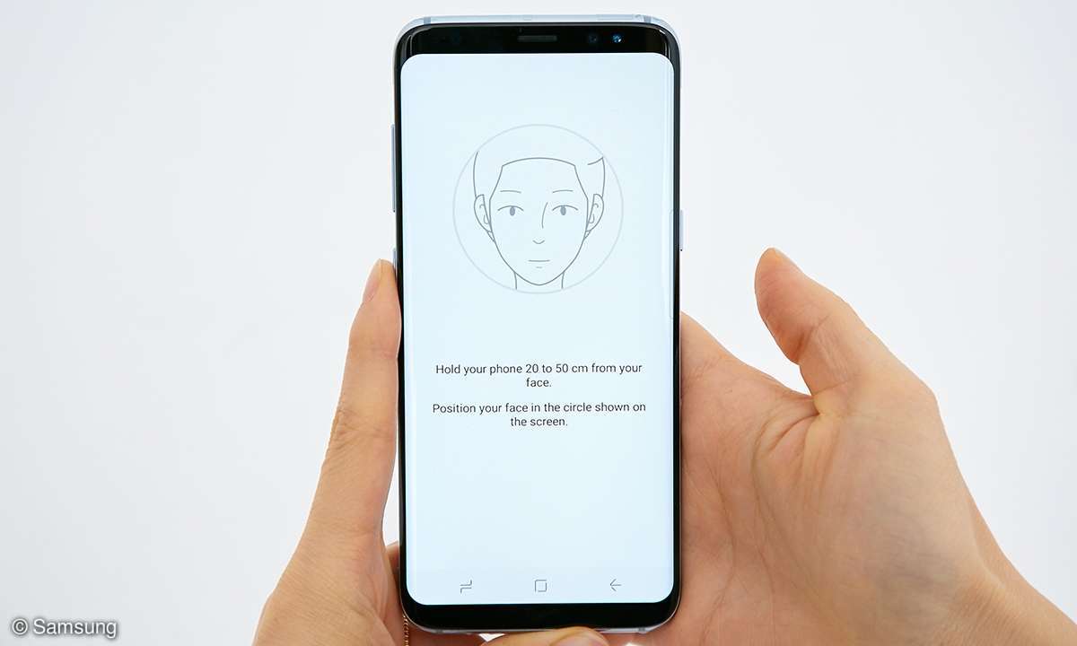 Galaxy S8 Gesichtserkennung