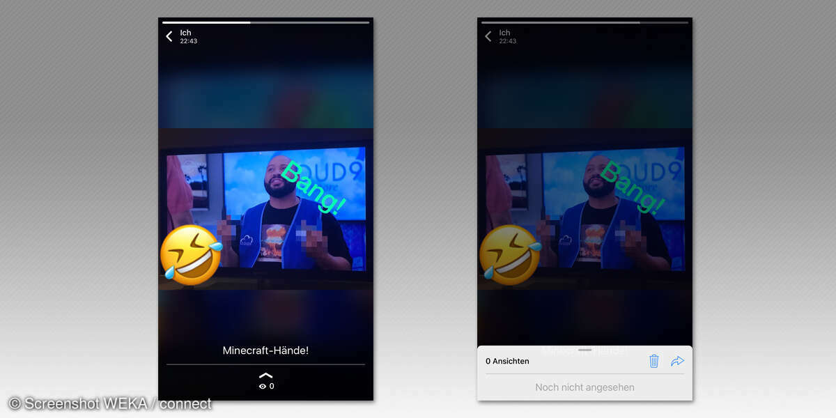 WhatsApp Status Ansichten