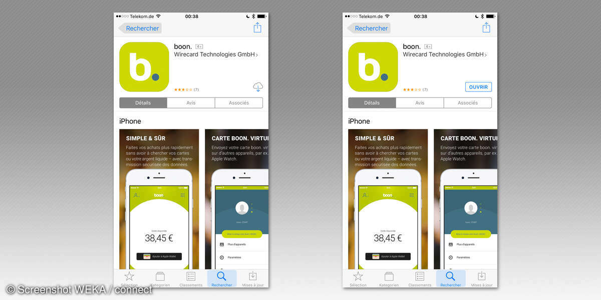 Boon App installieren