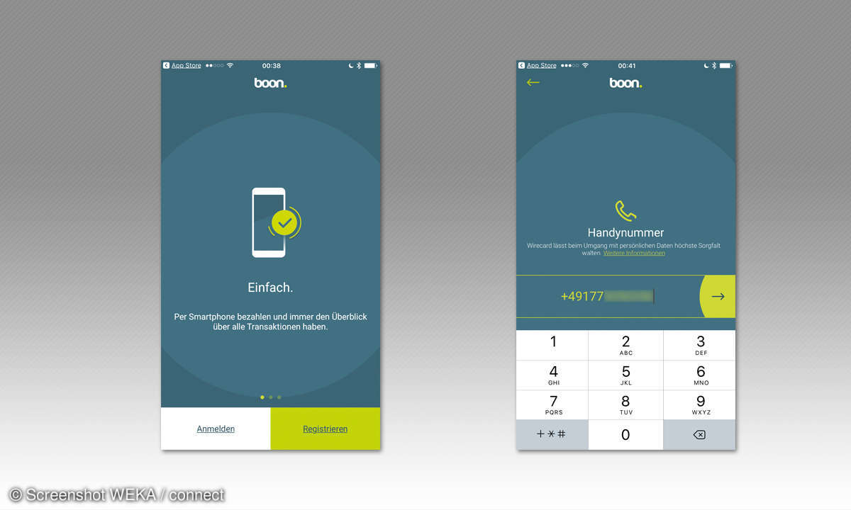 Boon App Anmeldung