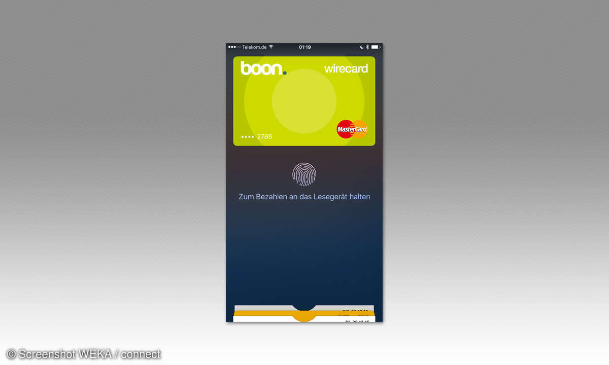 Bonn App - Bezahlvorgang