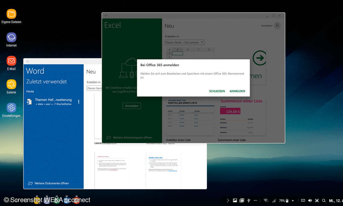 DeX Microsoft Office